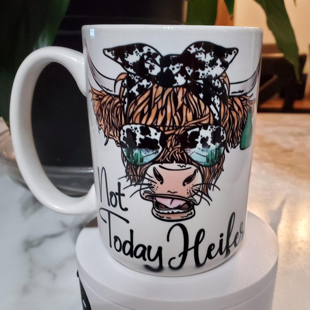 Not Today Heifer 15oz  Coffee Mug
